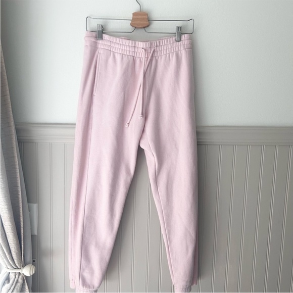 TNA Cozy AF Light Pink Fleece Joggers Size Small - Picture 2 of 6